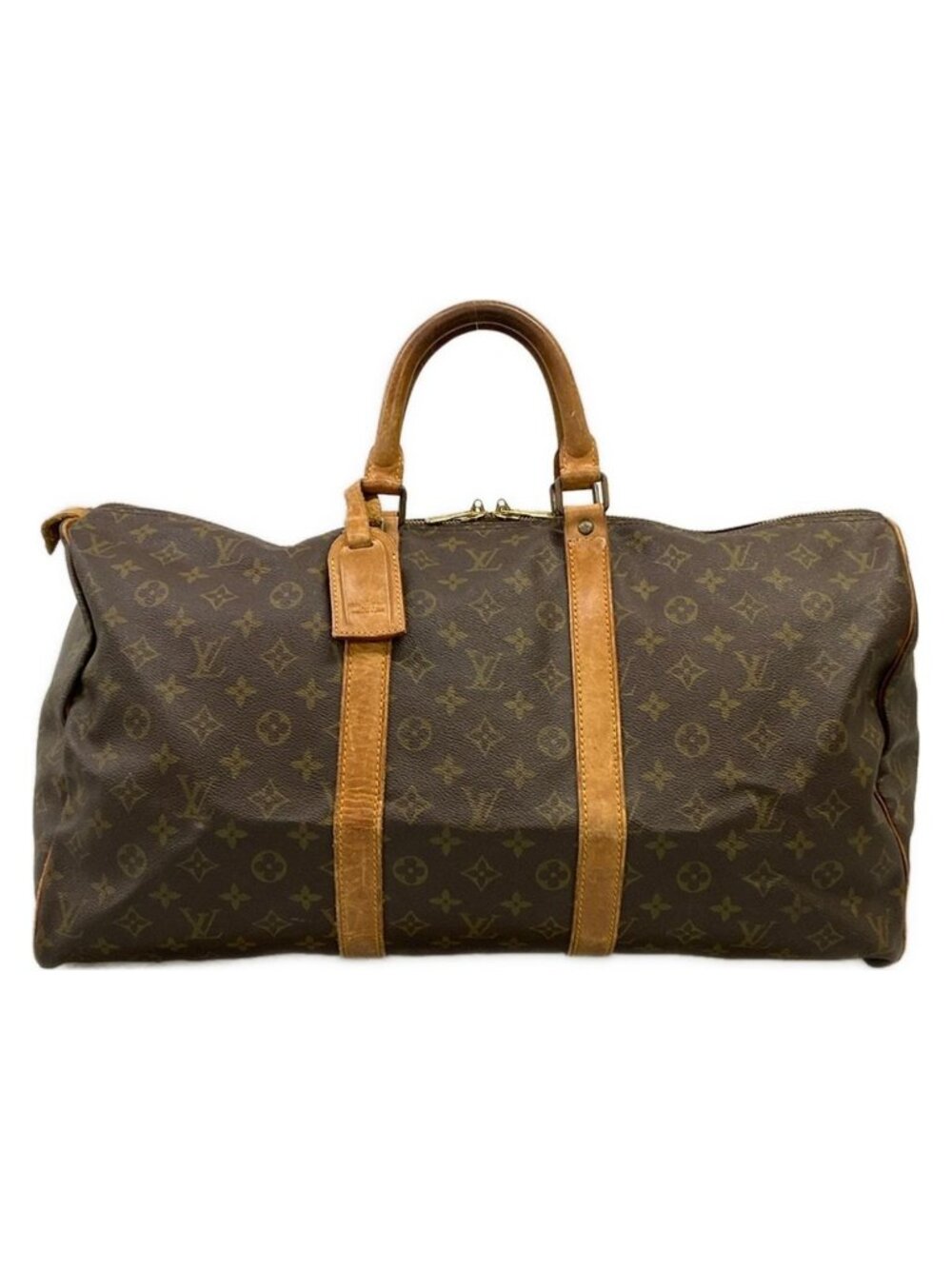 Louis Vuitton Boston Bag Monogram Keepall 50 Signed